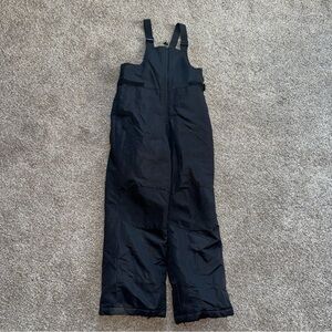 Swiss Tech Youth Large 10/12 Black Bib Snowpants GUC